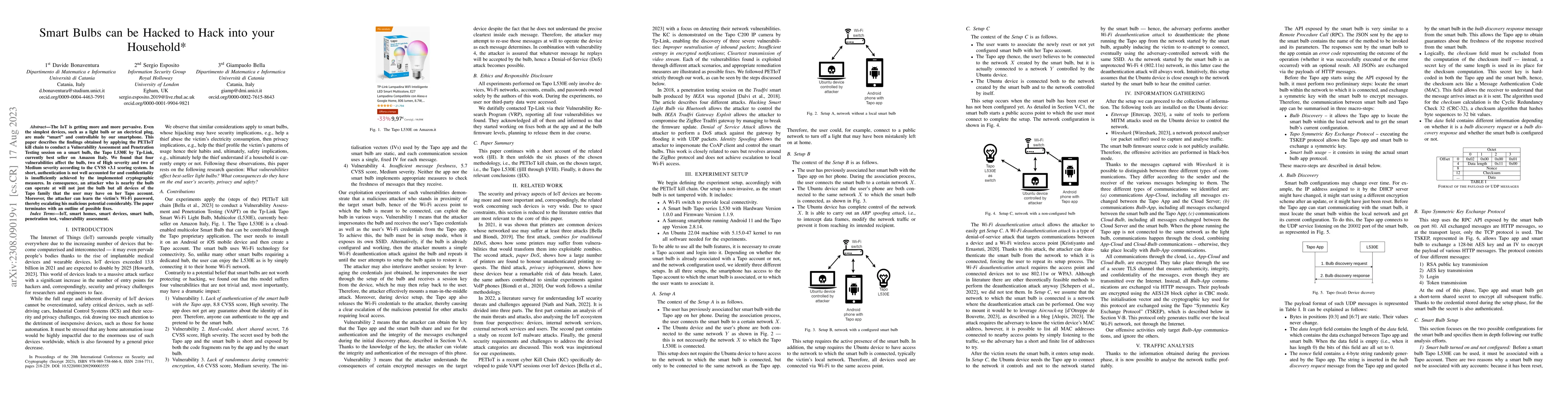 Thumbnail for Smart Bulbs can be Hacked to Hack into your Household