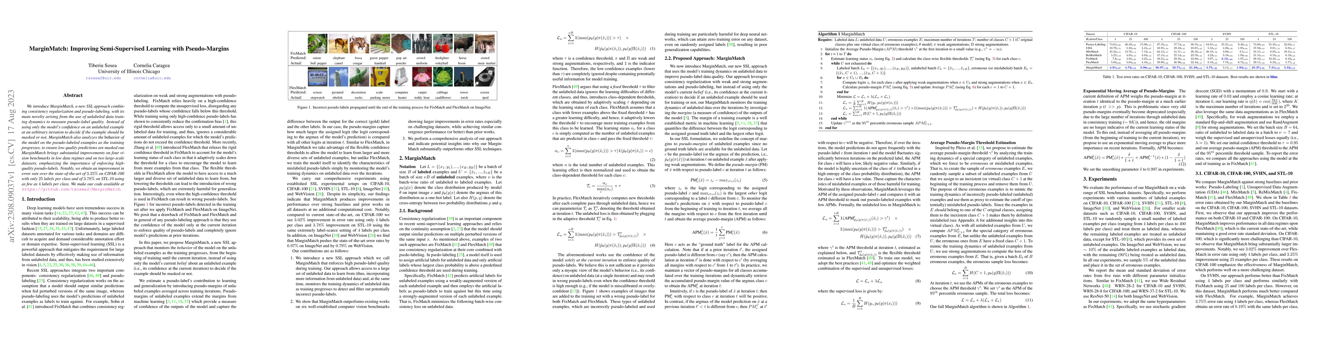 Thumbnail for MarginMatch: Improving Semi-Supervised Learning with Pseudo-Margins