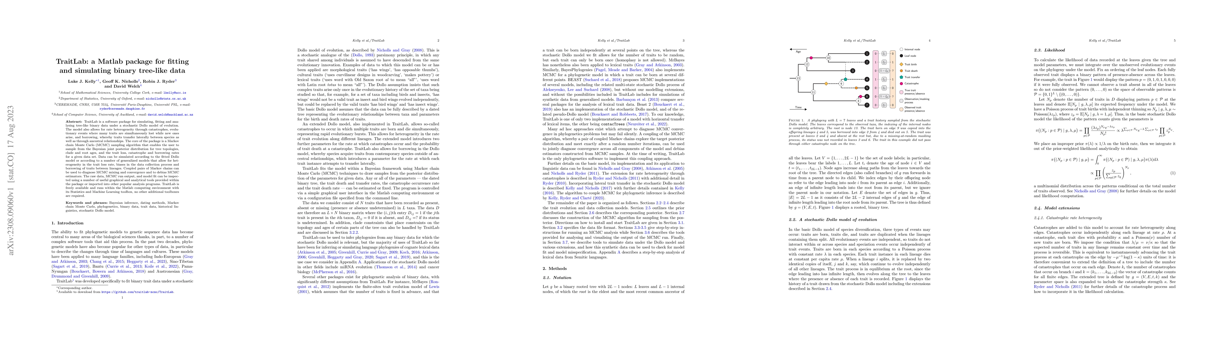 Thumbnail for TraitLab: a Matlab package for fitting and simulating binary tree-like
  data