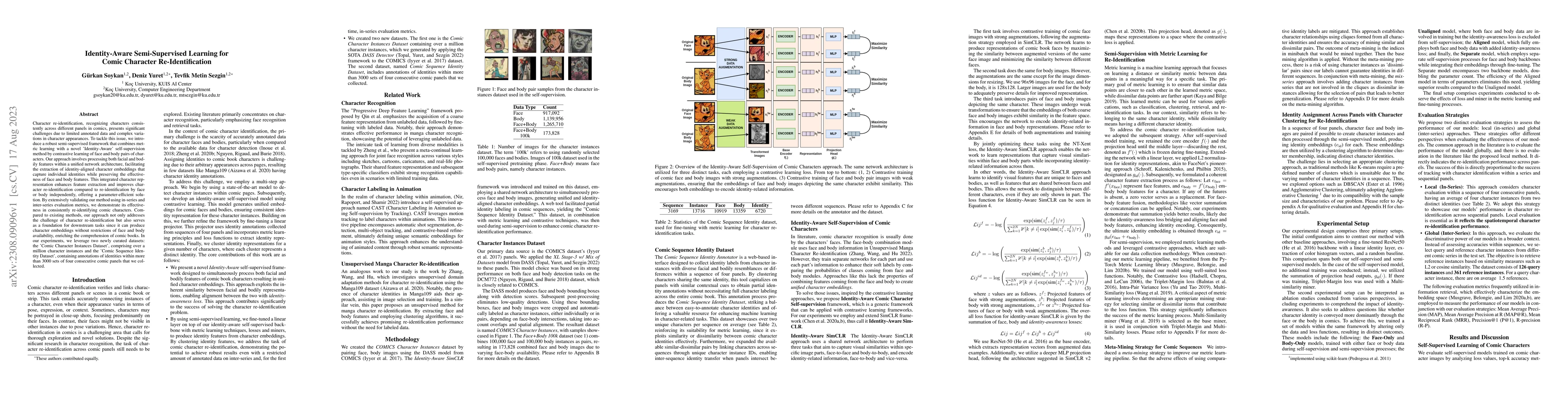 Thumbnail for Identity-Aware Semi-Supervised Learning for Comic Character
  Re-Identification