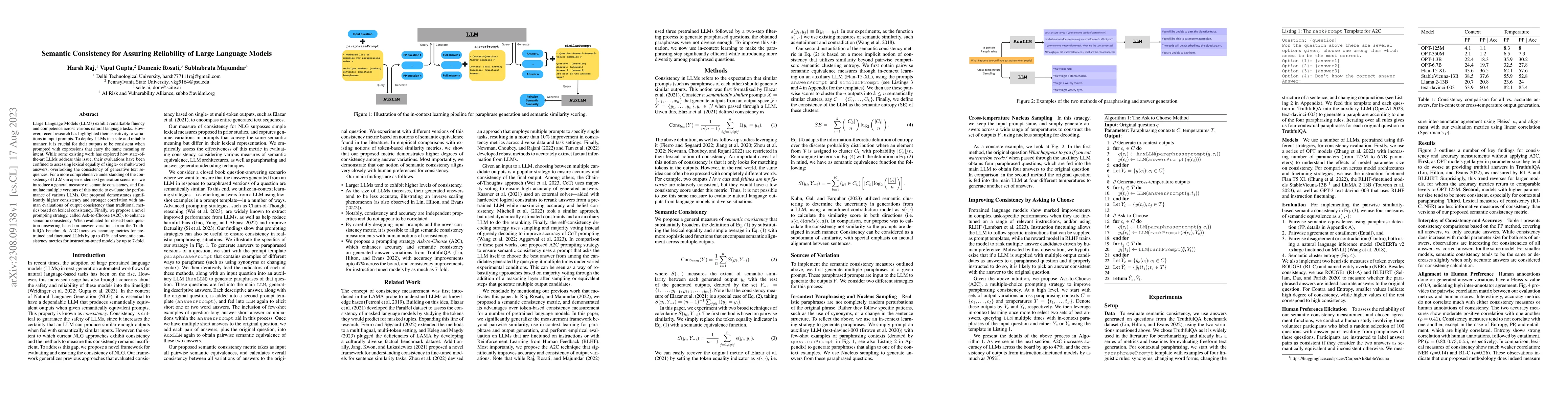 Thumbnail for Semantic Consistency for Assuring Reliability of Large Language Models