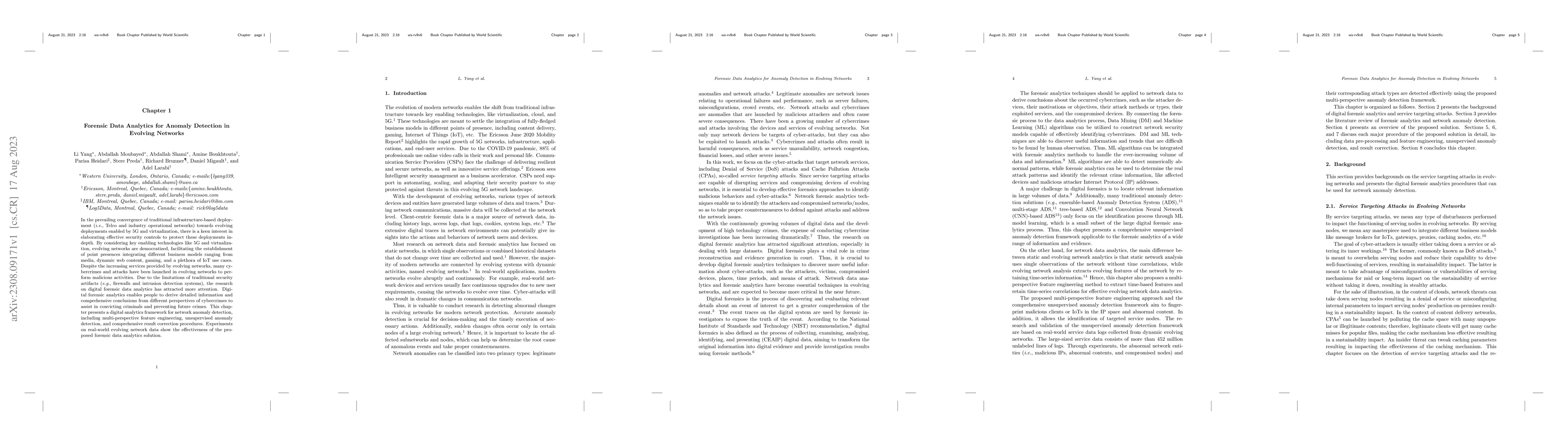 Thumbnail for Forensic Data Analytics for Anomaly Detection in Evolving Networks