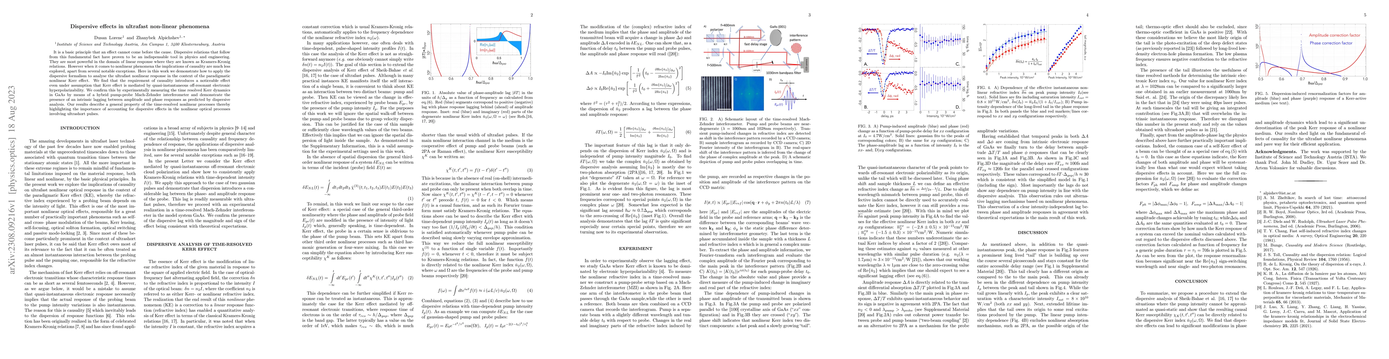 Thumbnail for Dispersive effects in ultrafast non-linear phenomena