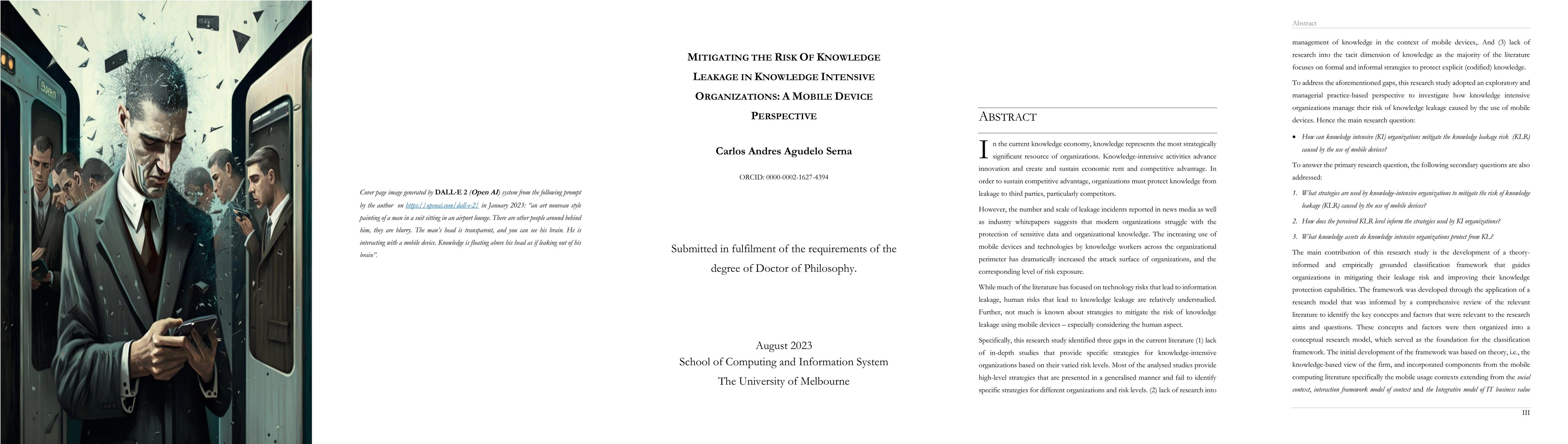 Thumbnail for Mitigating the Risk of Knowledge Leakage in Knowledge Intensive
  Organizations: a Mobile Device Perspective