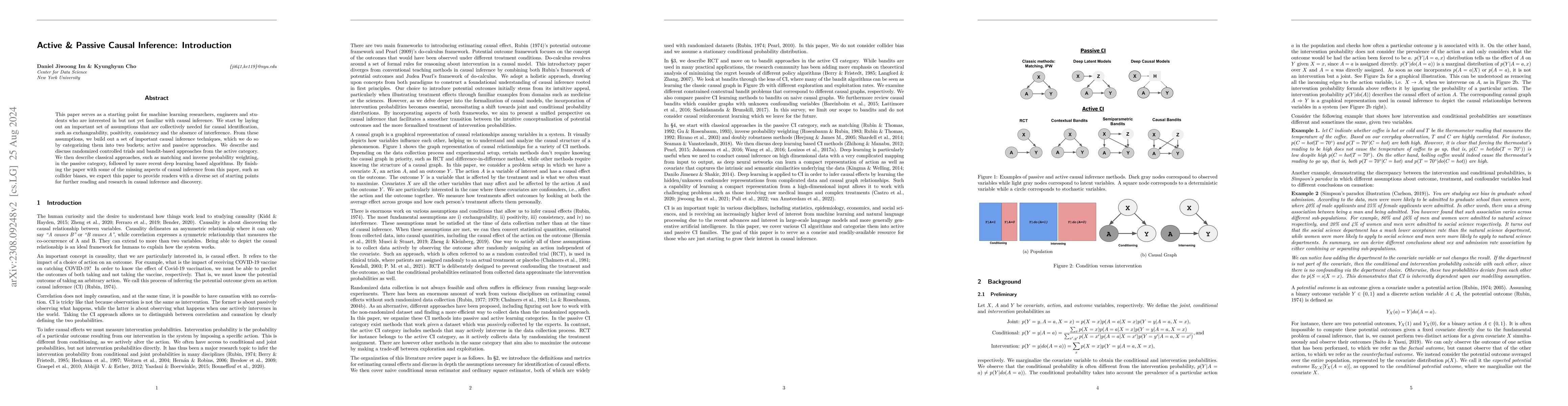 Thumbnail for Active and Passive Causal Inference Learning
