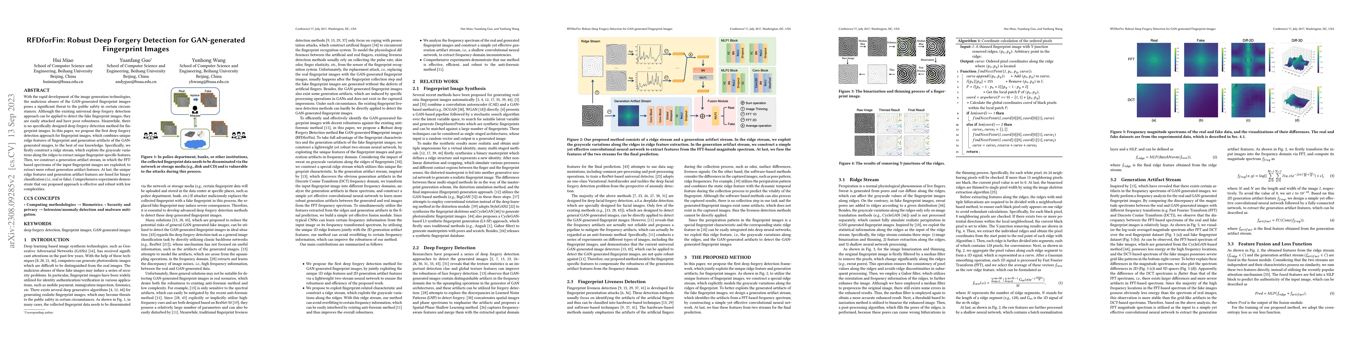 Thumbnail for RFDforFin: Robust Deep Forgery Detection for GAN-generated Fingerprint
  Images
