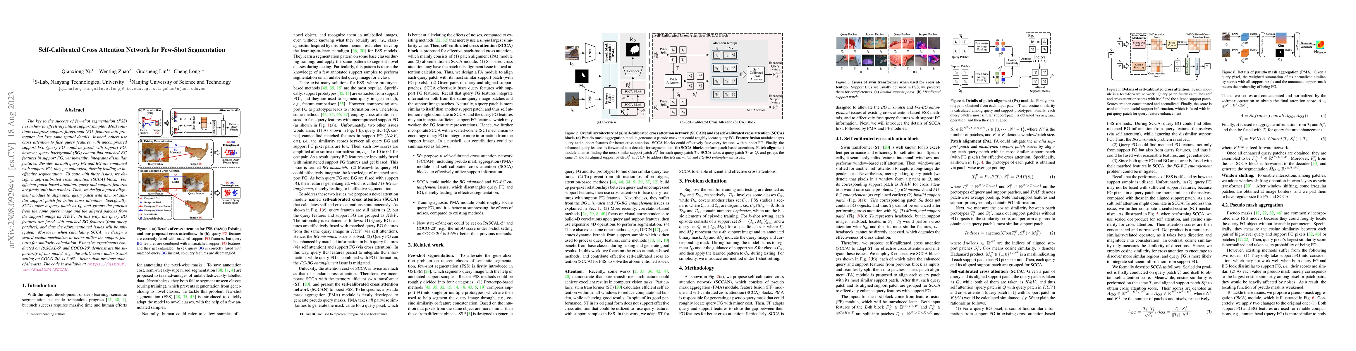 Thumbnail for Self-Calibrated Cross Attention Network for Few-Shot Segmentation