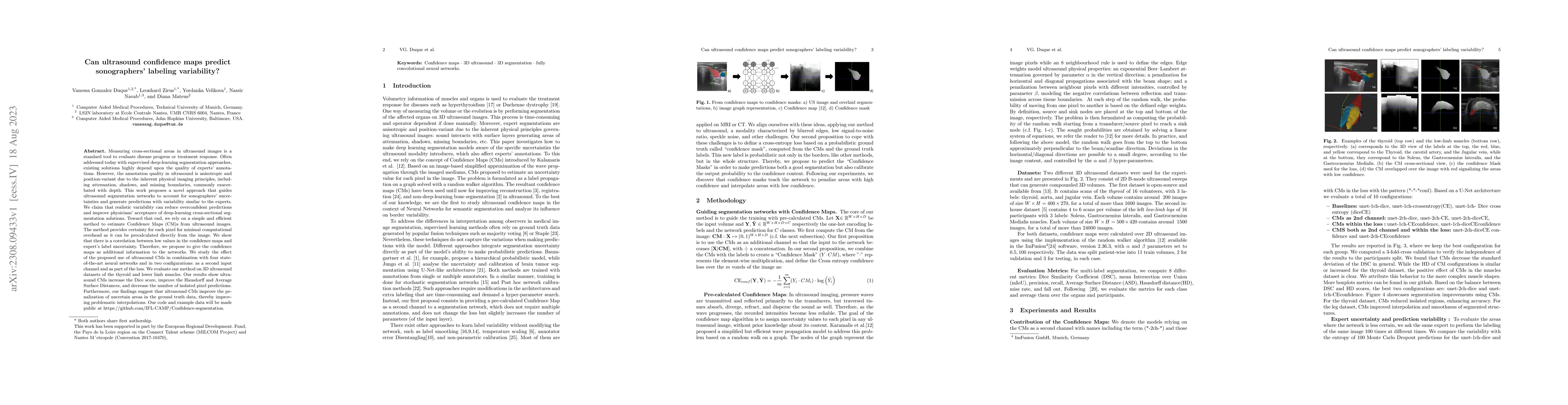 Thumbnail for Can ultrasound confidence maps predict sonographers' labeling
  variability?