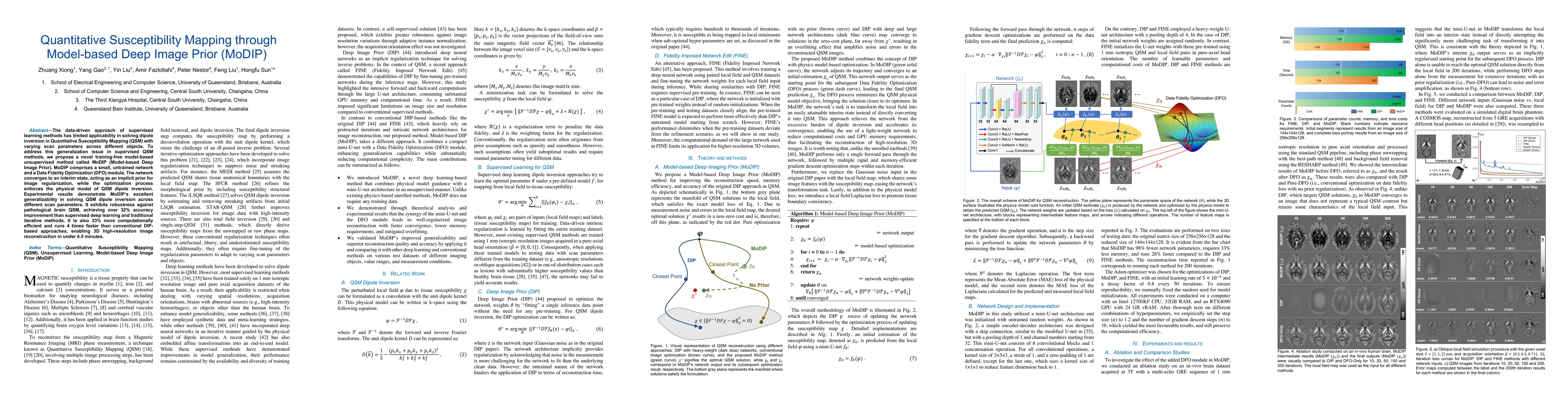 Thumbnail for Quantitative Susceptibility Mapping through Model-based Deep Image Prior
  (MoDIP)