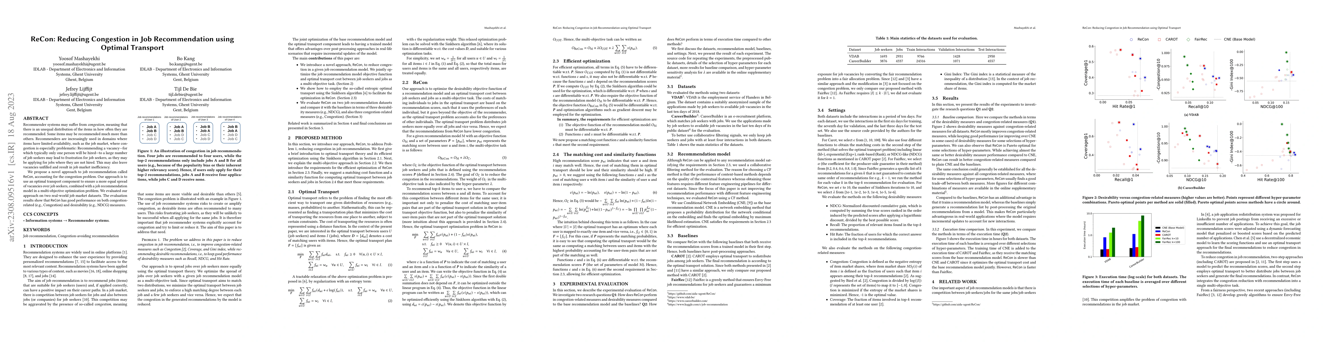Thumbnail for ReCon: Reducing Congestion in Job Recommendation using Optimal Transport