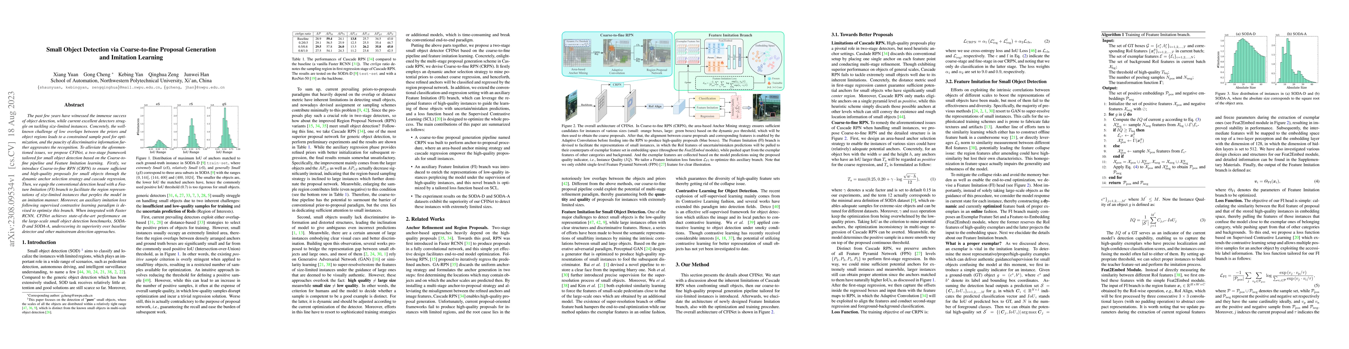 Thumbnail for Small Object Detection via Coarse-to-fine Proposal Generation and
  Imitation Learning