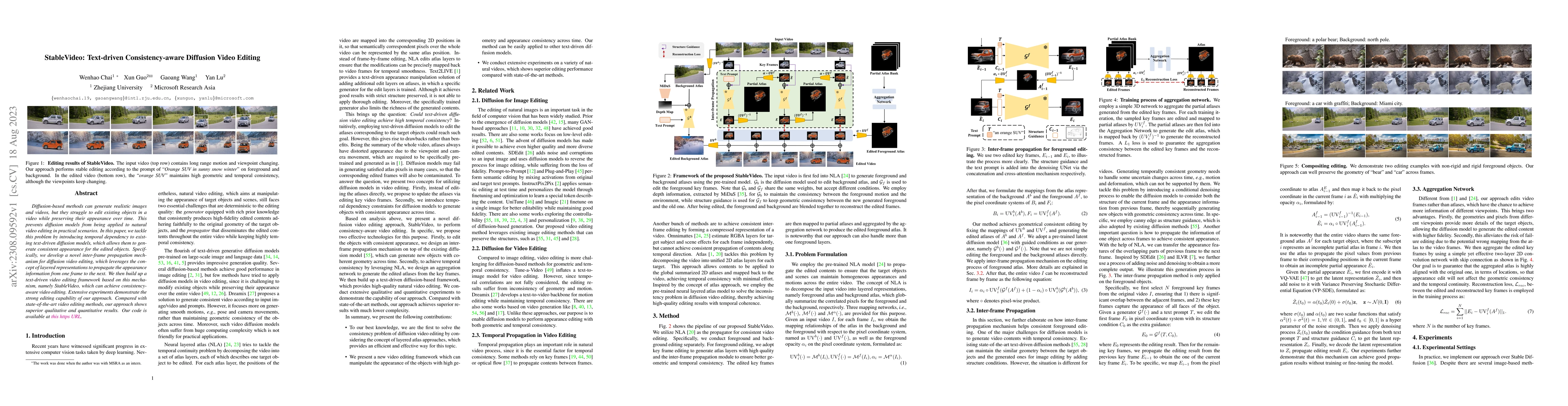 Thumbnail for StableVideo: Text-driven Consistency-aware Diffusion Video Editing