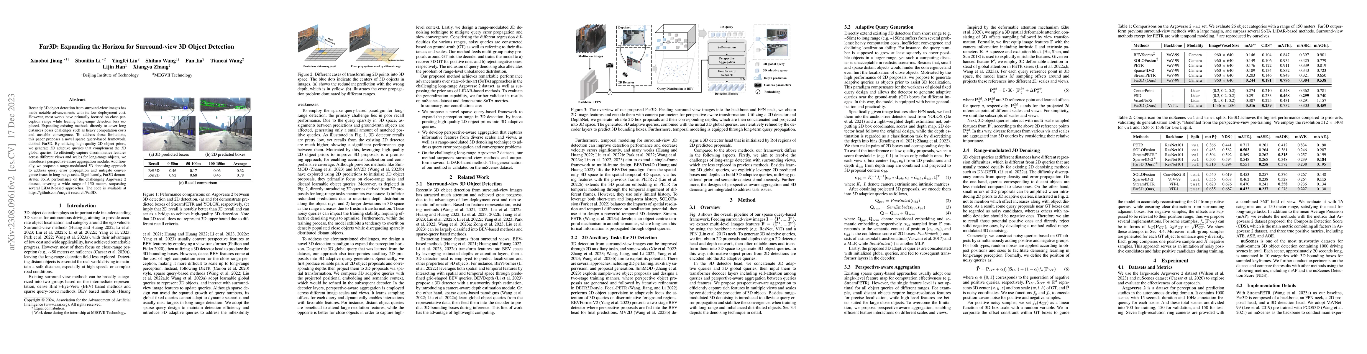Thumbnail for Far3D: Expanding the Horizon for Surround-view 3D Object Detection