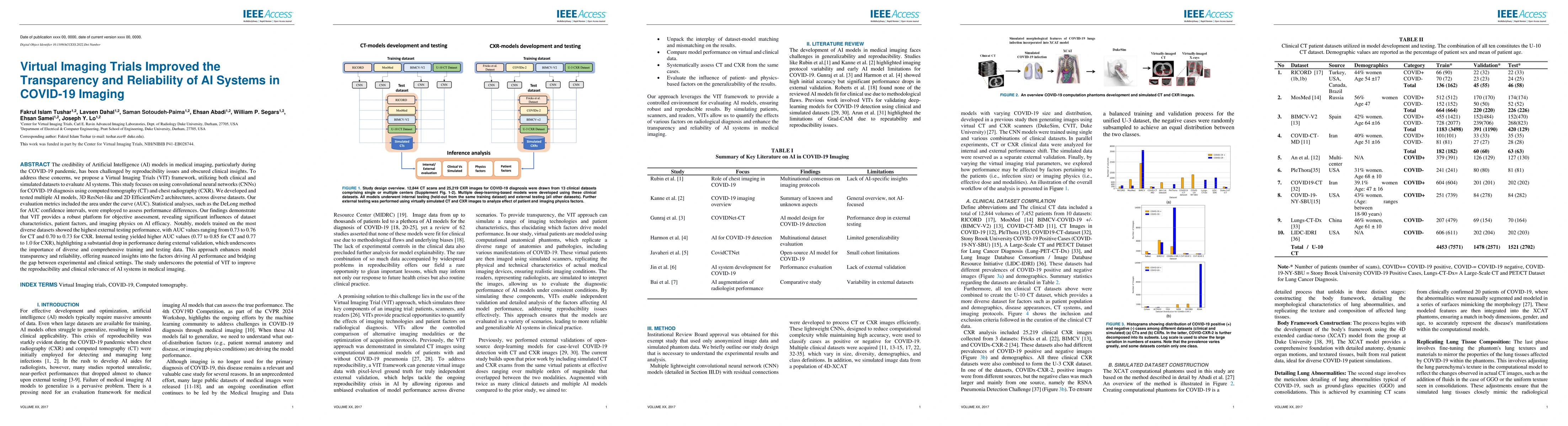 Thumbnail for Virtual imaging trials improved the transparency and reliability of AI
  systems in COVID-19 imaging