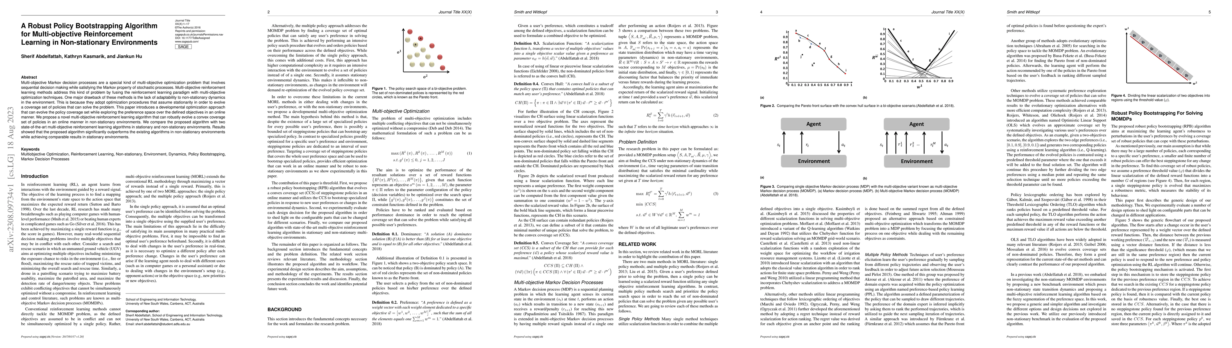 Thumbnail for A Robust Policy Bootstrapping Algorithm for Multi-objective
  Reinforcement Learning in Non-stationary Environments