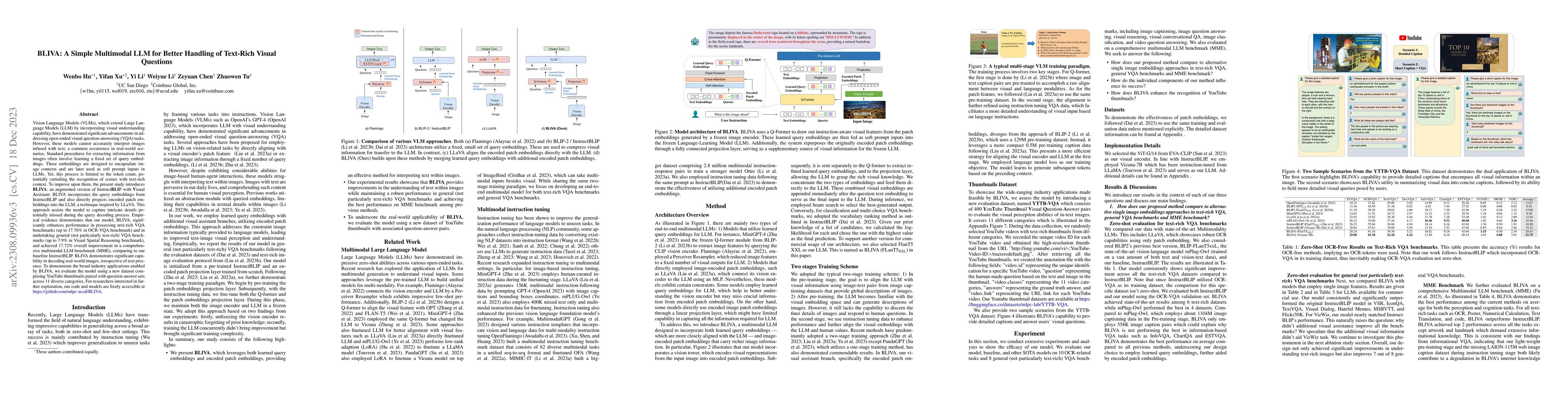 Thumbnail for BLIVA: A Simple Multimodal LLM for Better Handling of Text-Rich Visual
  Questions