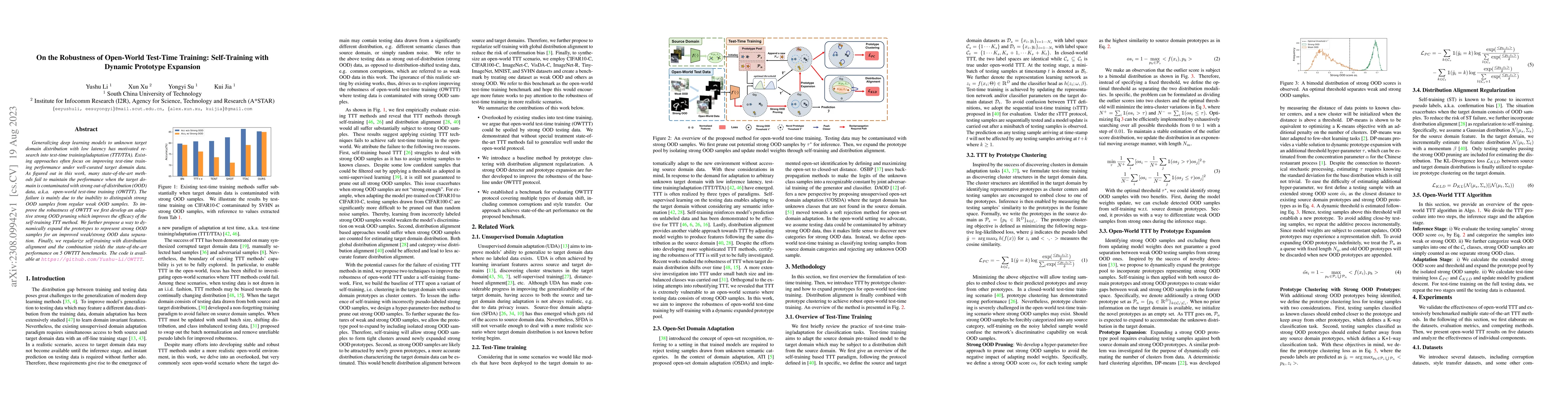 Thumbnail for On the Robustness of Open-World Test-Time Training: Self-Training with
  Dynamic Prototype Expansion