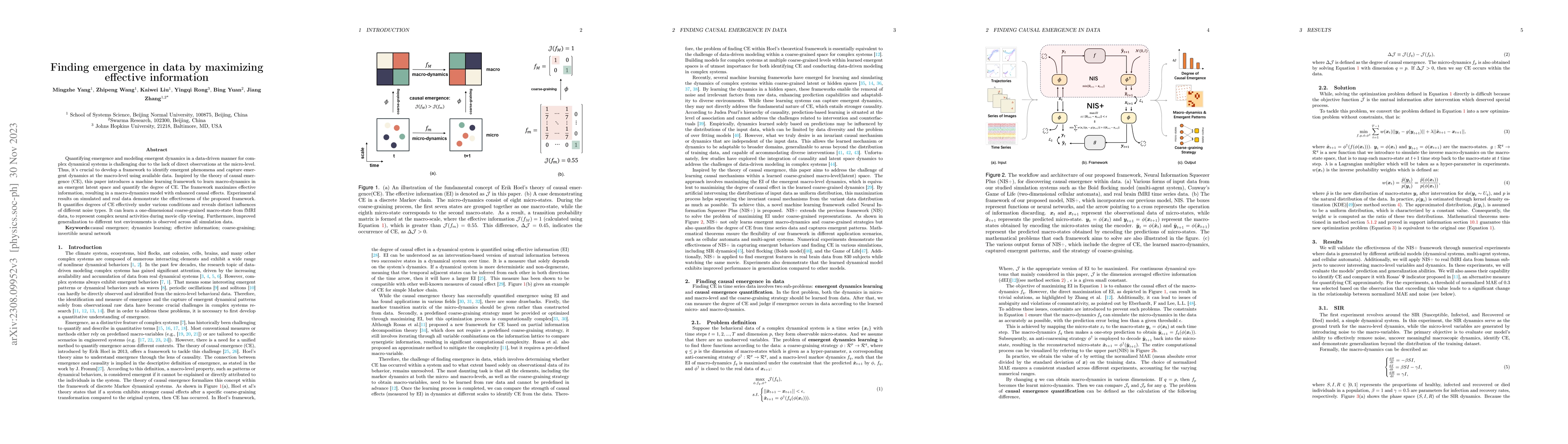 Thumbnail for Finding emergence in data by maximizing effective information