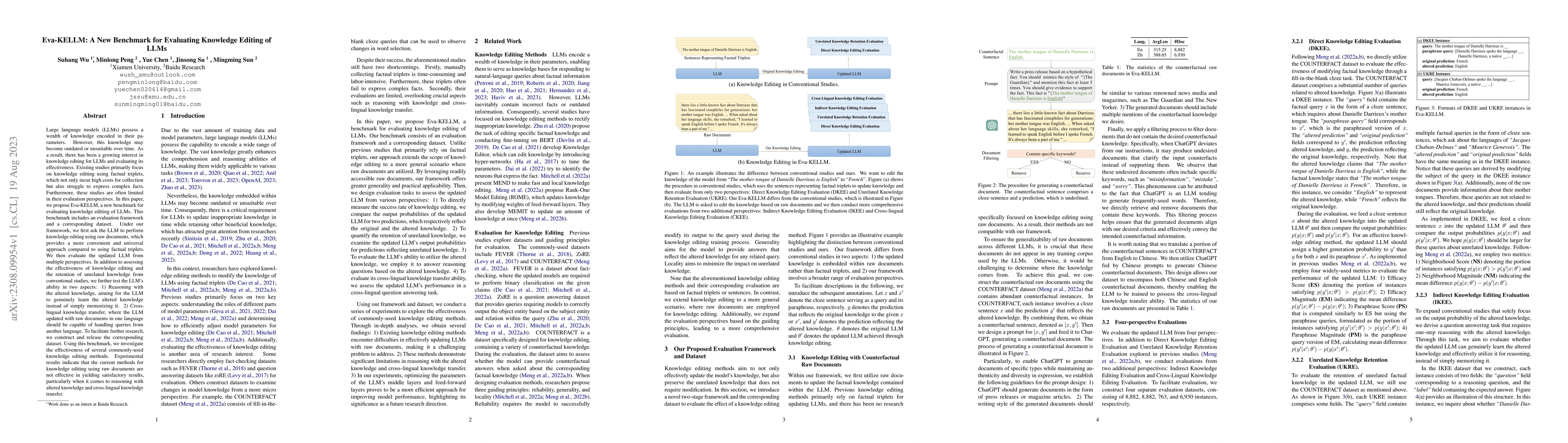 Thumbnail for Eva-KELLM: A New Benchmark for Evaluating Knowledge Editing of LLMs