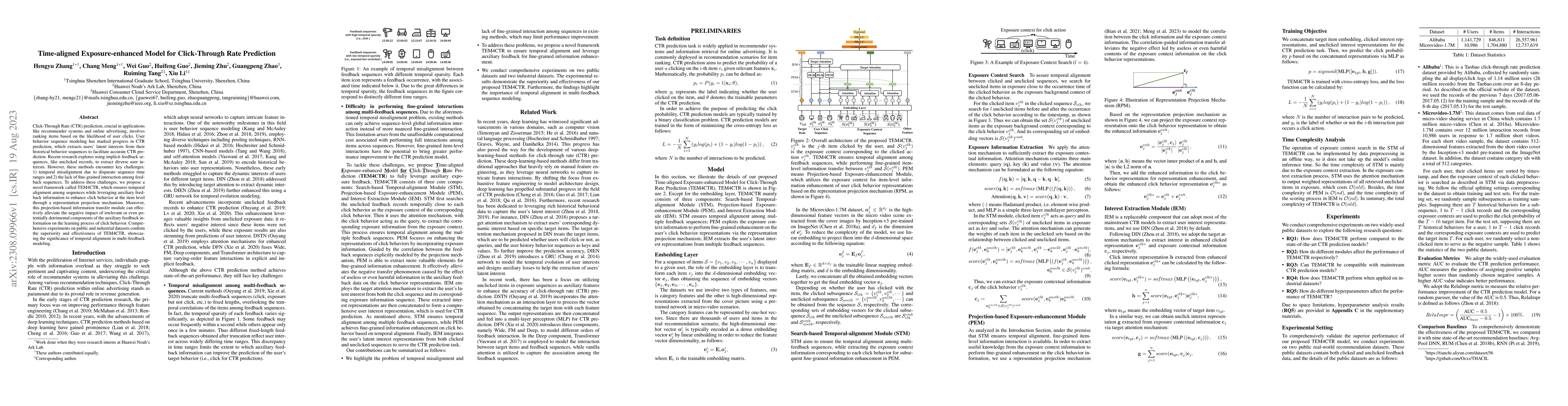 Thumbnail for Time-aligned Exposure-enhanced Model for Click-Through Rate Prediction