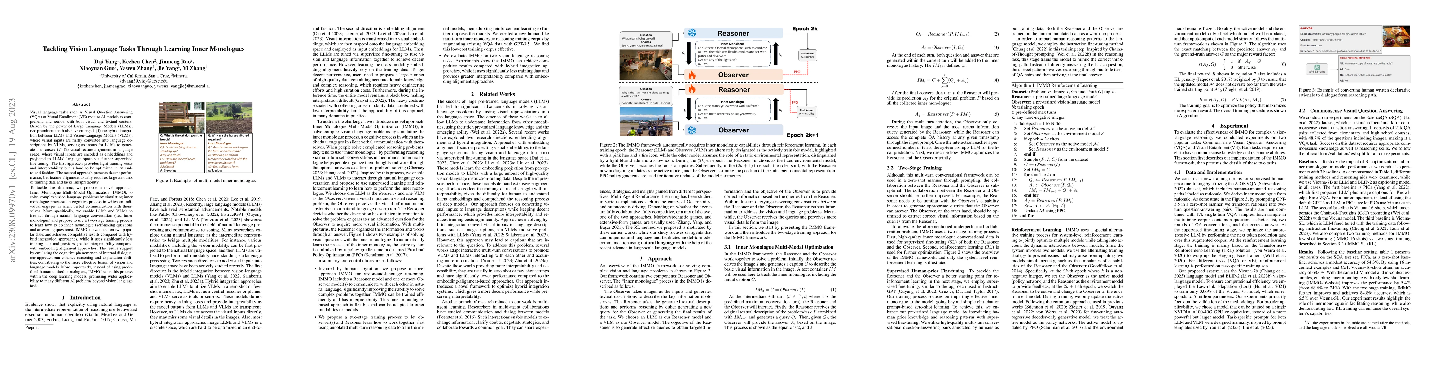 Thumbnail for Tackling Vision Language Tasks Through Learning Inner Monologues
