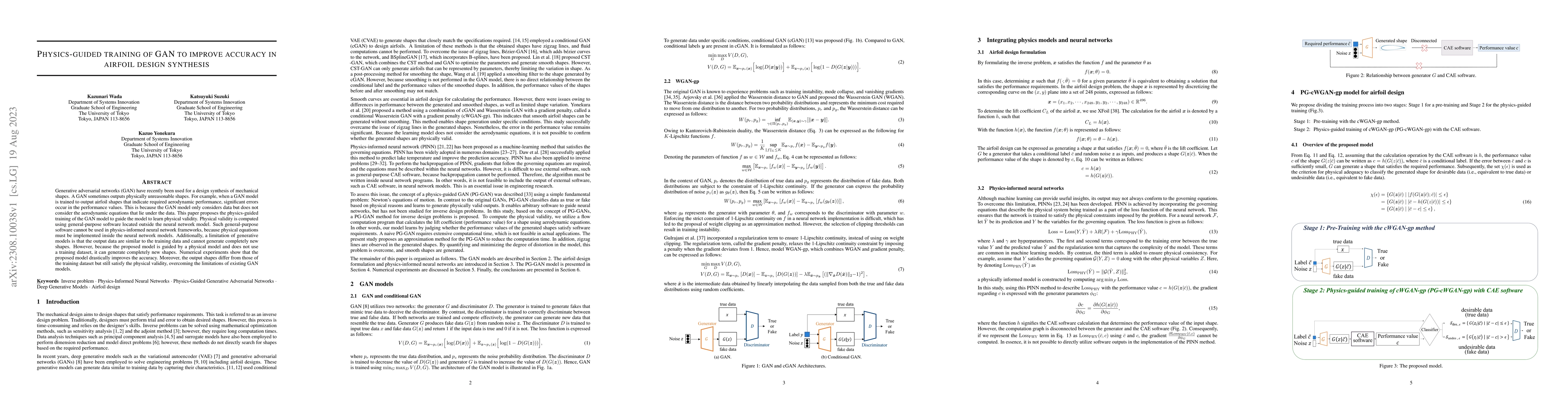 Thumbnail for Physics-guided training of GAN to improve accuracy in airfoil design
  synthesis
