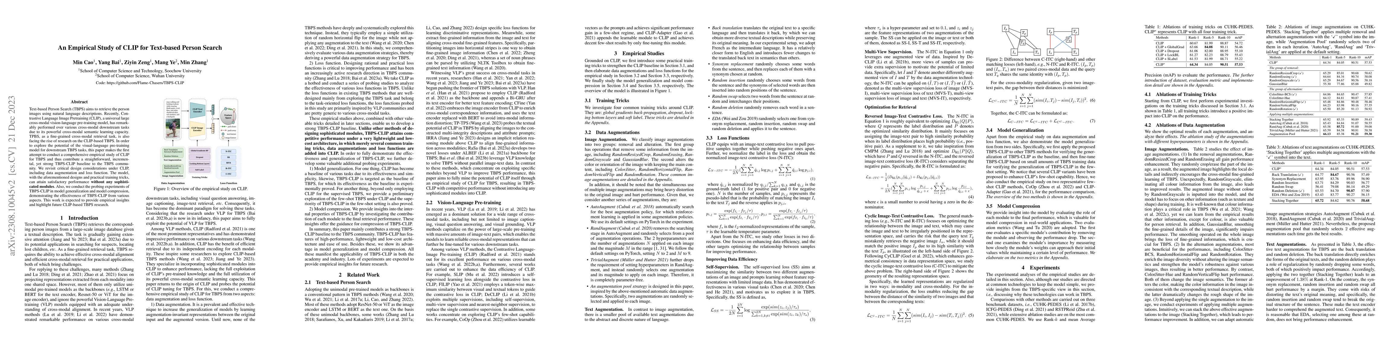 Thumbnail for An Empirical Study of CLIP for Text-based Person Search