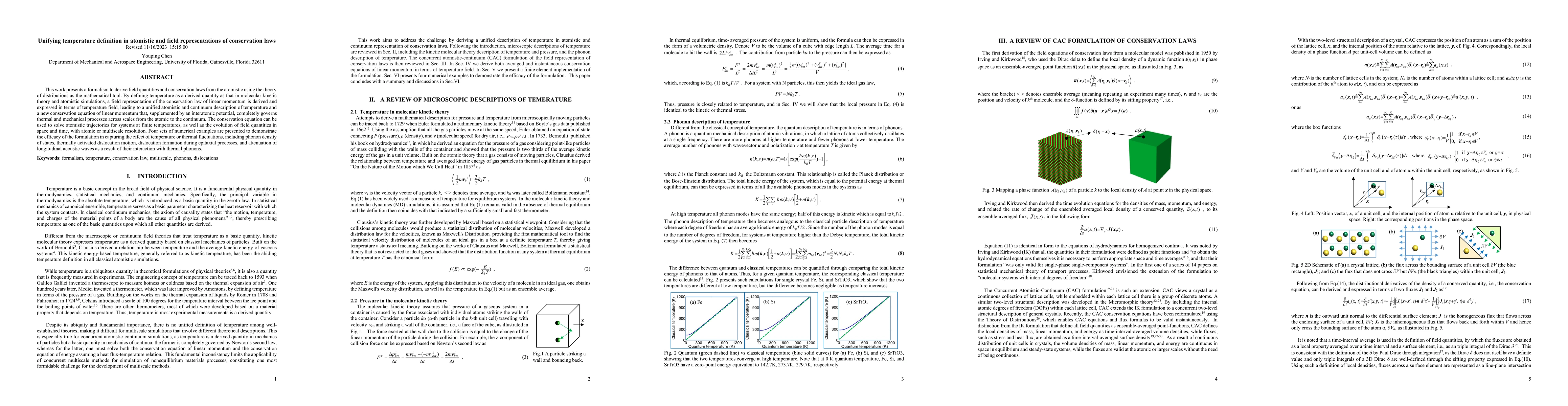 Thumbnail for Unifying temperature definition in atomistic and field representations
  of conservation laws