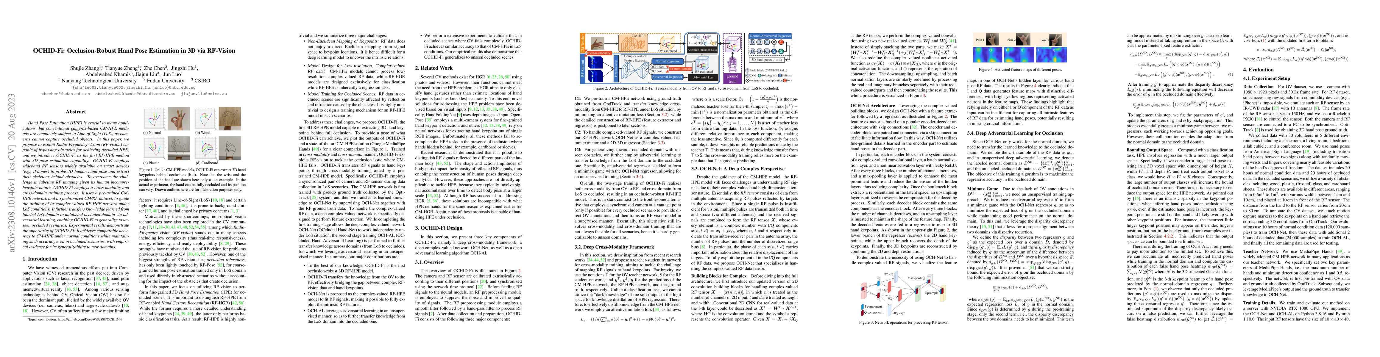 Thumbnail for OCHID-Fi: Occlusion-Robust Hand Pose Estimation in 3D via RF-Vision