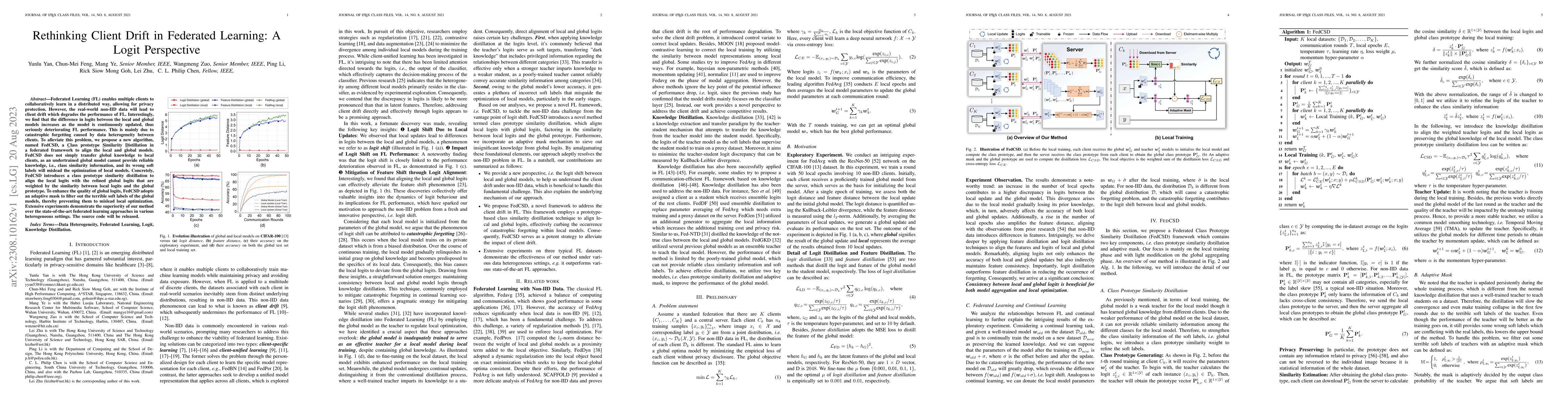 Thumbnail for Rethinking Client Drift in Federated Learning: A Logit Perspective