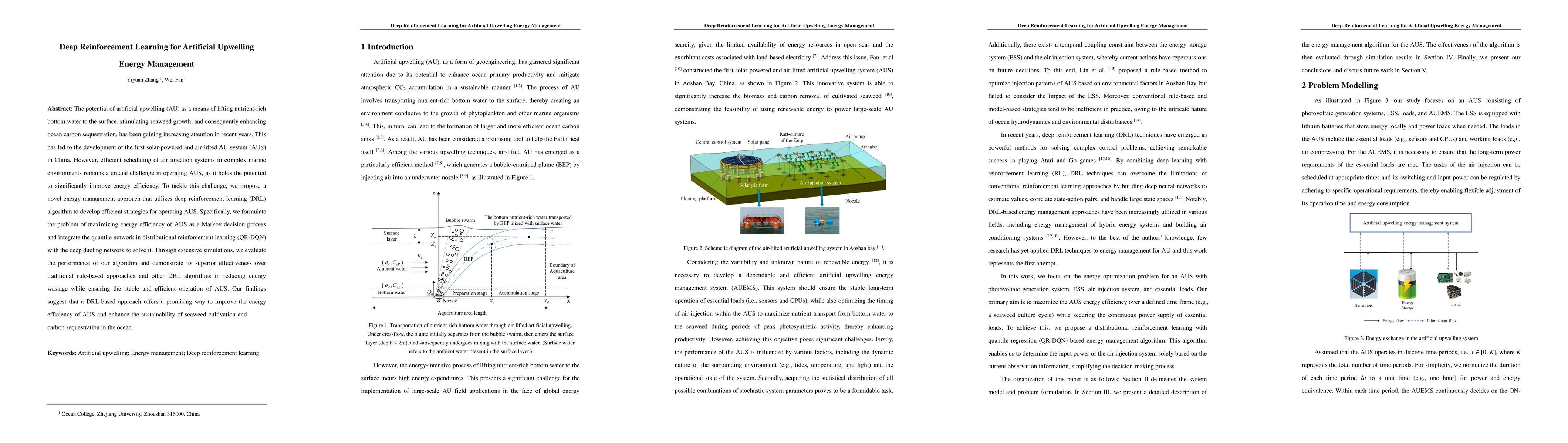 Thumbnail for Deep Reinforcement Learning for Artificial Upwelling Energy Management