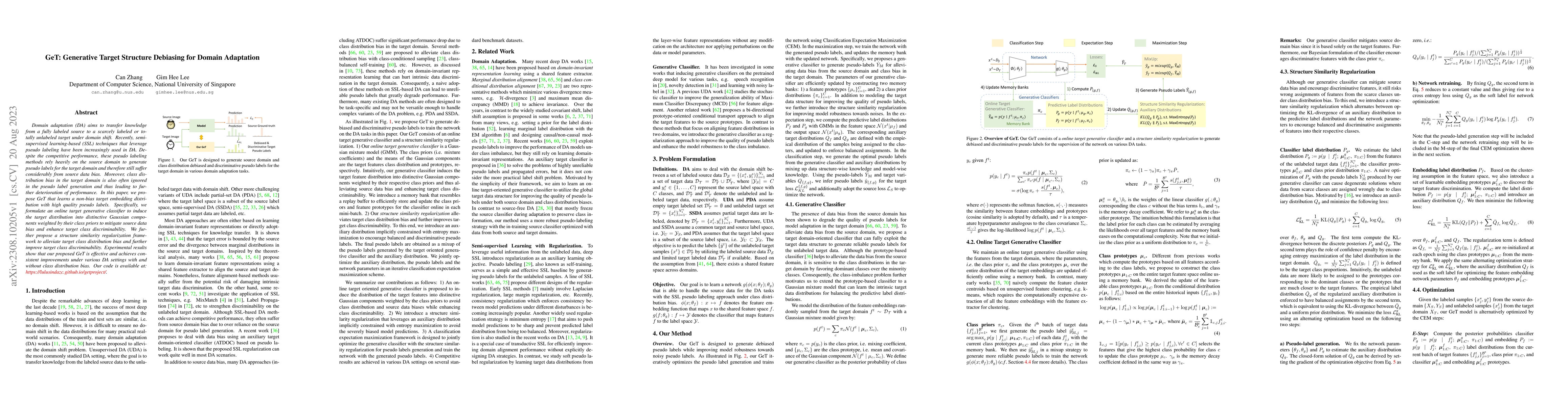 Thumbnail for GeT: Generative Target Structure Debiasing for Domain Adaptation