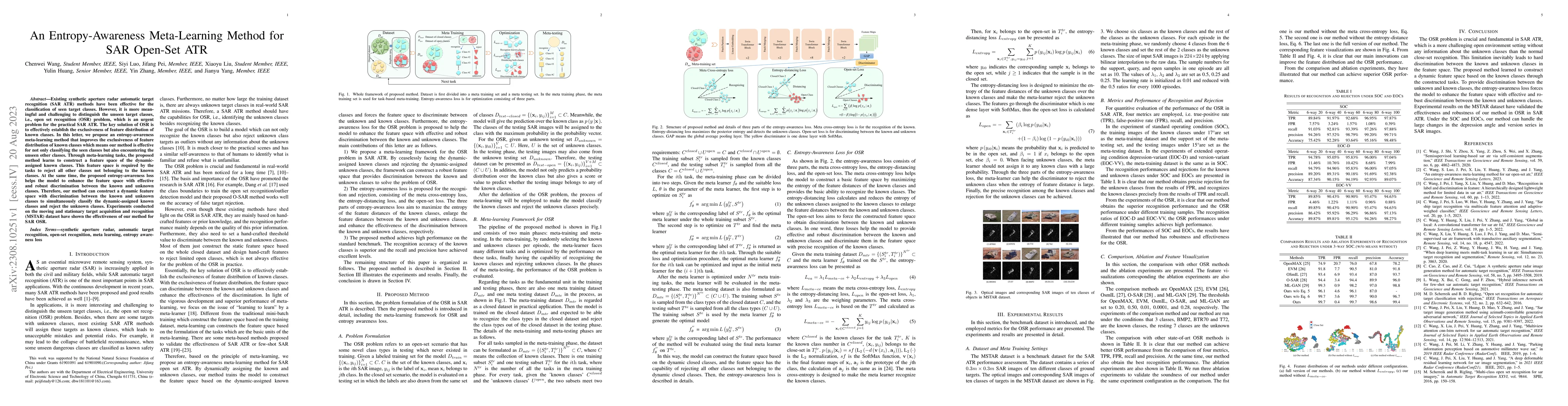 Thumbnail for An Entropy-Awareness Meta-Learning Method for SAR Open-Set ATR
