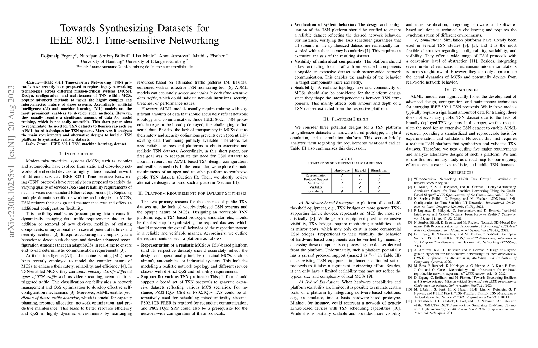 Thumbnail for Towards Synthesizing Datasets for IEEE 802.1 Time-sensitive Networking