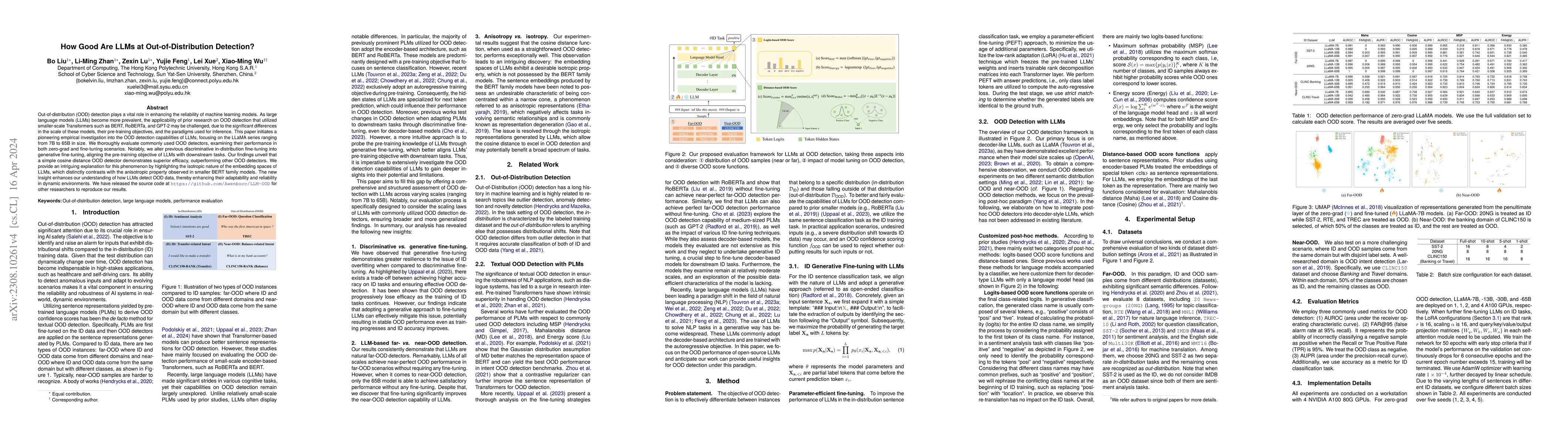 Thumbnail for How Good Are LLMs at Out-of-Distribution Detection?