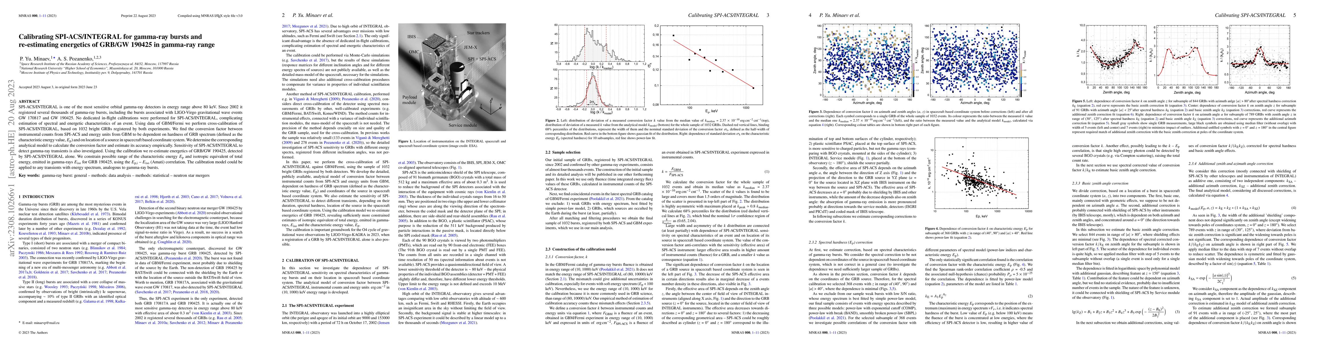 Thumbnail for Calibrating SPI-ACS/INTEGRAL for gamma-ray bursts and re-estimating
  energetics of GRB/GW 190425 in gamma-ray range