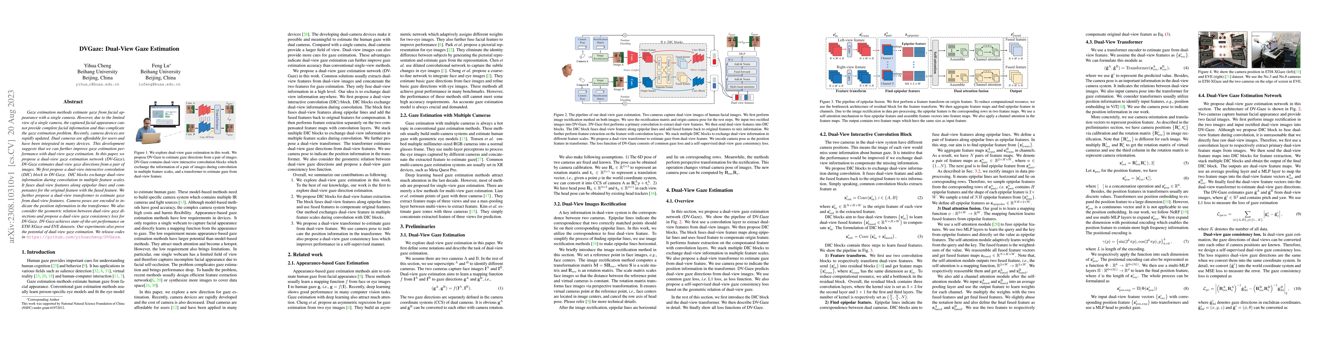 Thumbnail for DVGaze: Dual-View Gaze Estimation