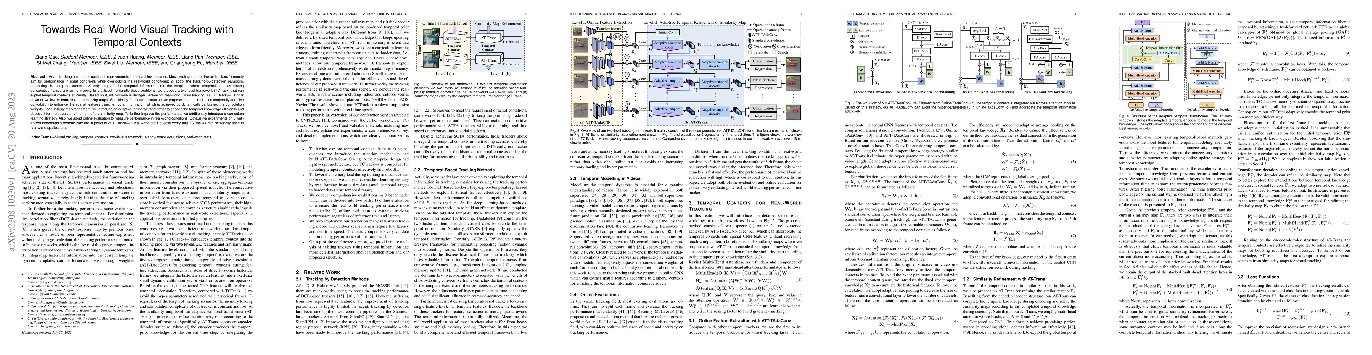 Thumbnail for Towards Real-World Visual Tracking with Temporal Contexts