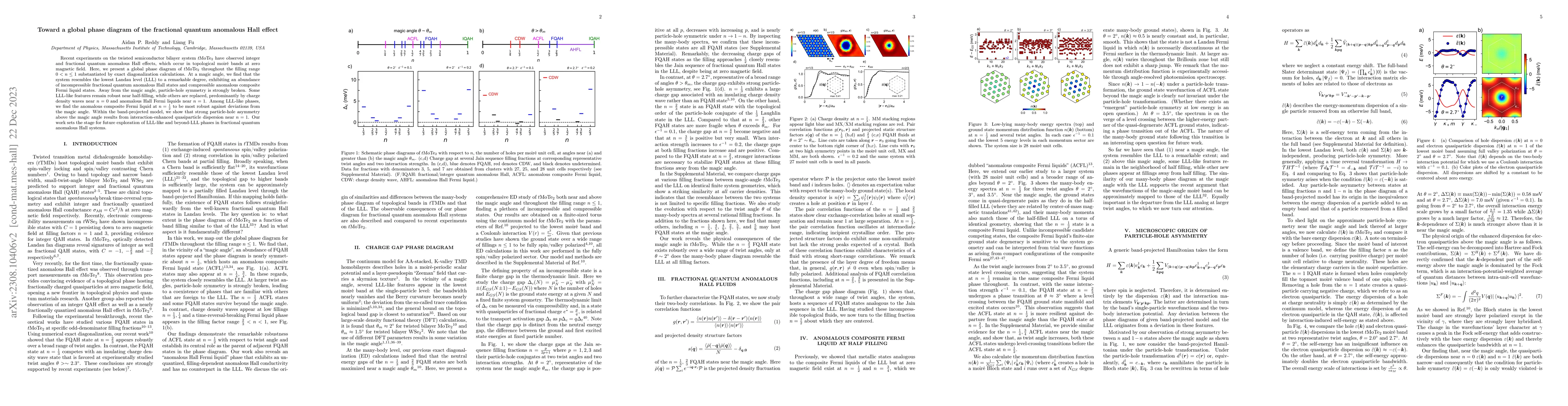 Thumbnail for Toward a global phase diagram of the fractional quantum anomalous Hall
  effect