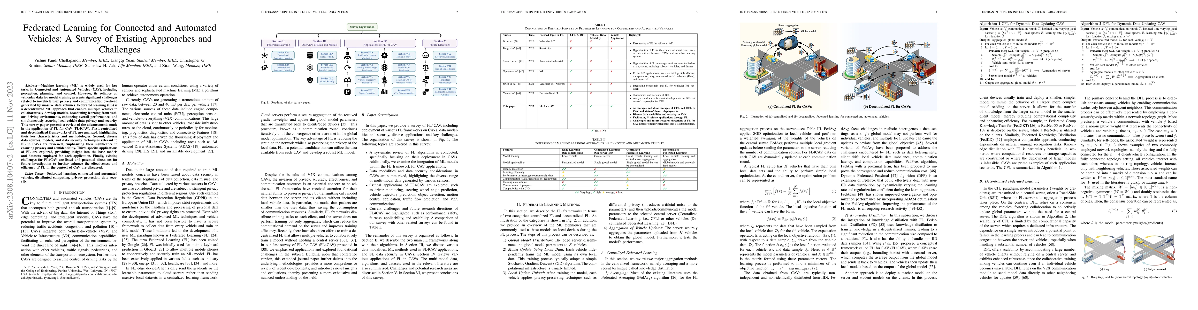 Thumbnail for Federated Learning for Connected and Automated Vehicles: A Survey of
  Existing Approaches and Challenges