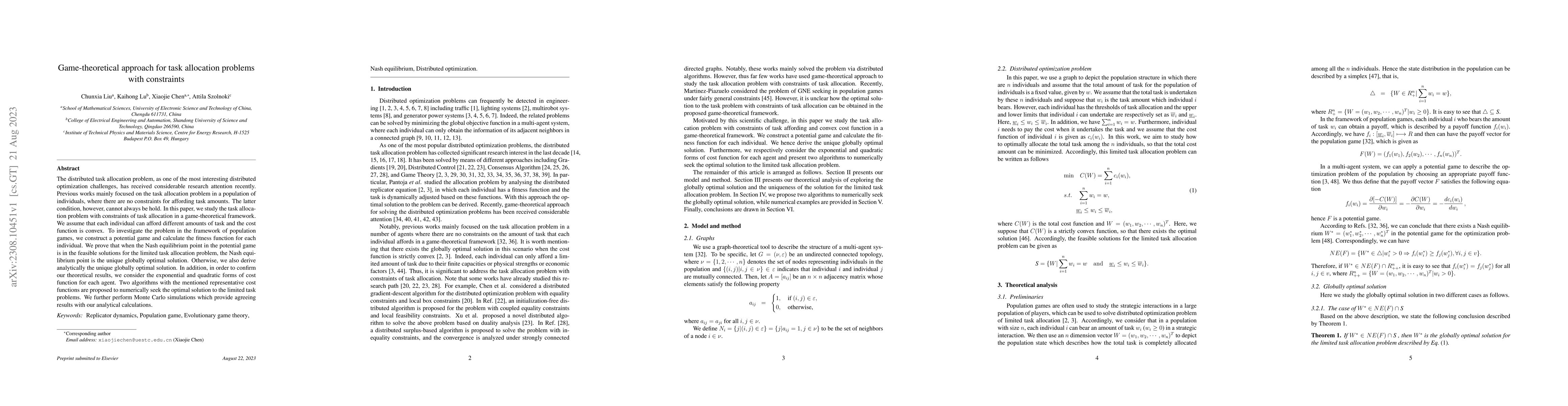 Thumbnail for Game-theoretical approach for task allocation problems with constraints