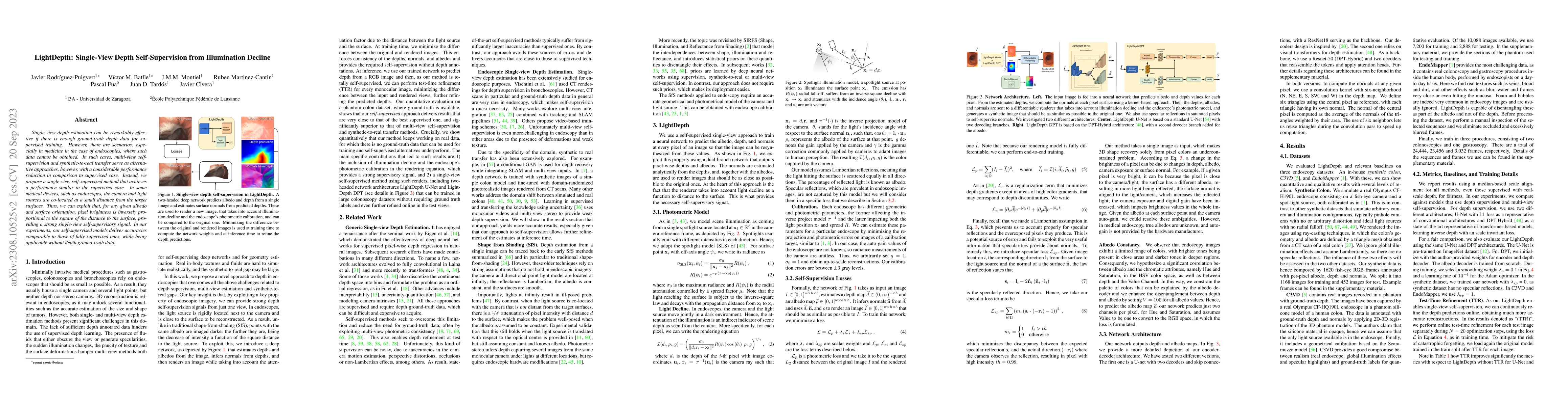 Thumbnail for LightDepth: Single-View Depth Self-Supervision from Illumination Decline