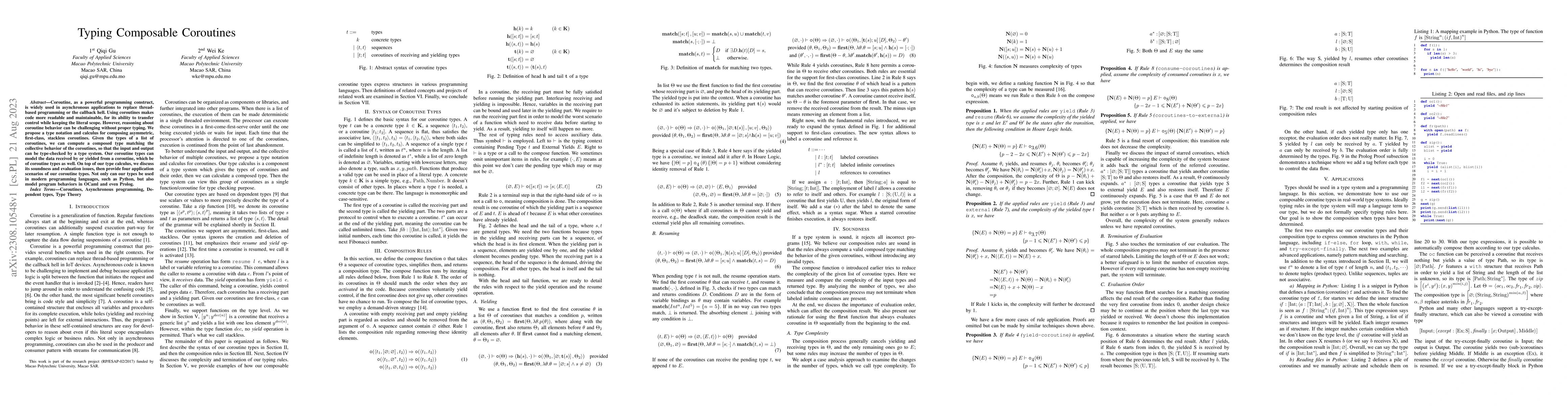 Thumbnail for Typing Composable Coroutines