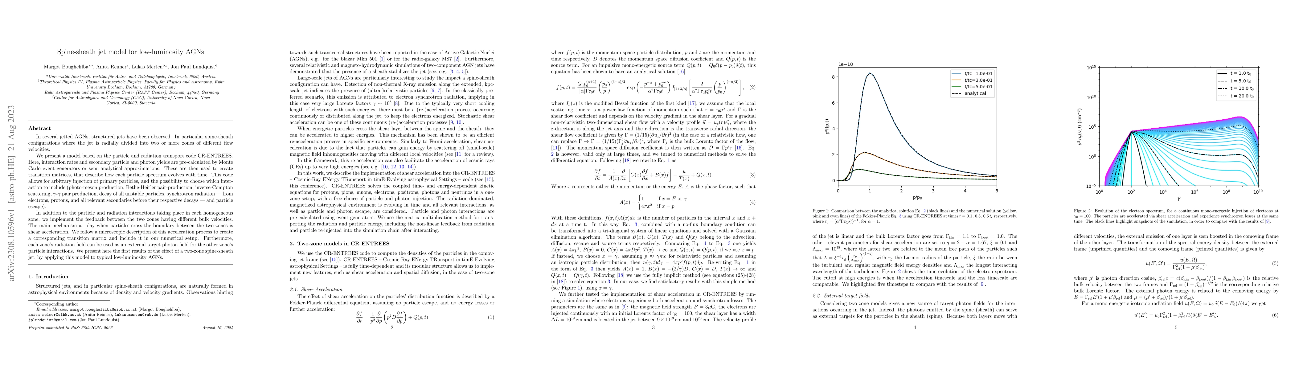 Thumbnail for Spine-sheath jet model for low-luminosity AGNs
