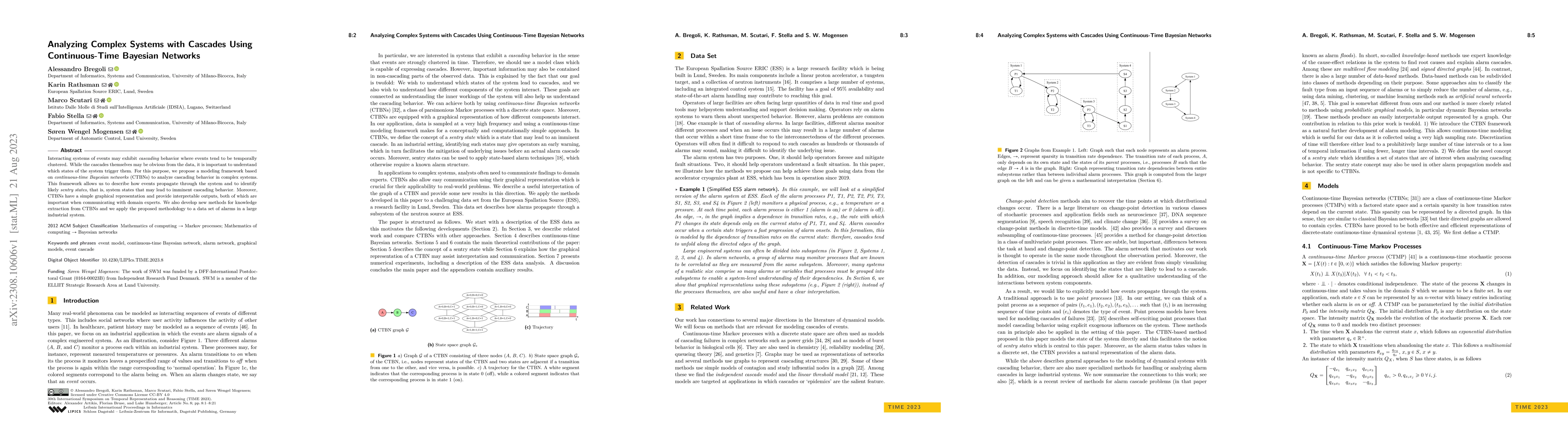 Thumbnail for Analyzing Complex Systems with Cascades Using Continuous-Time Bayesian
  Networks