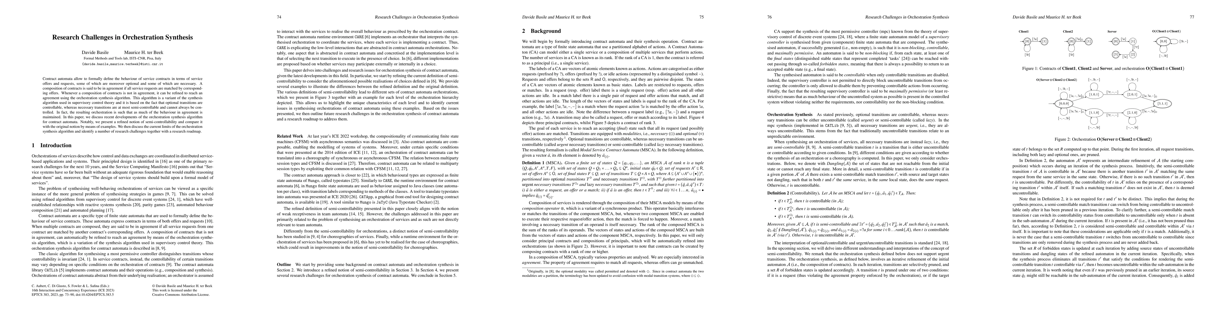 Thumbnail for Research Challenges in Orchestration Synthesis