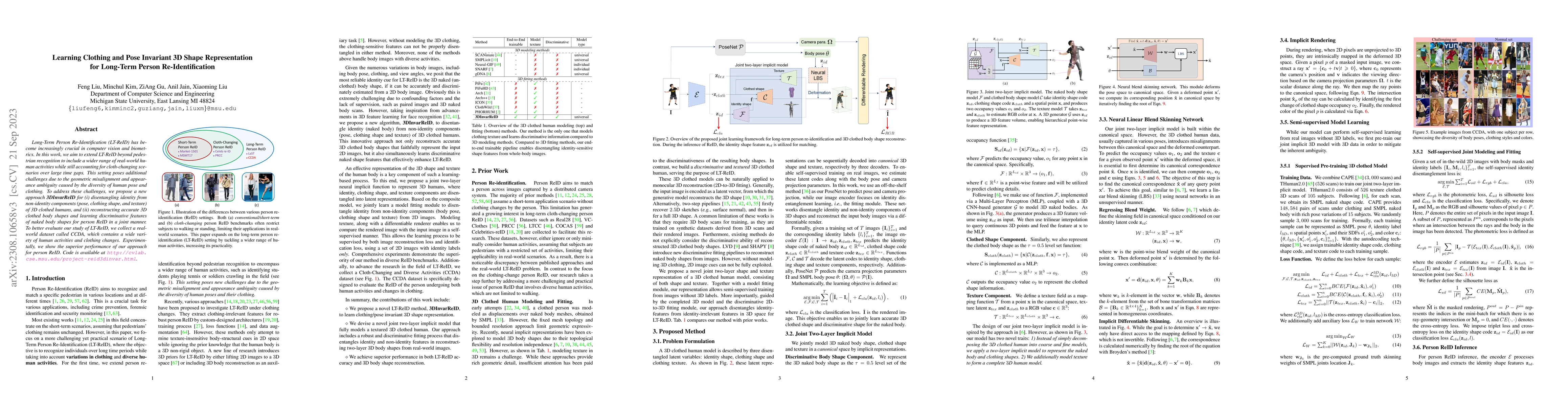 Thumbnail for Learning Clothing and Pose Invariant 3D Shape Representation for
  Long-Term Person Re-Identification