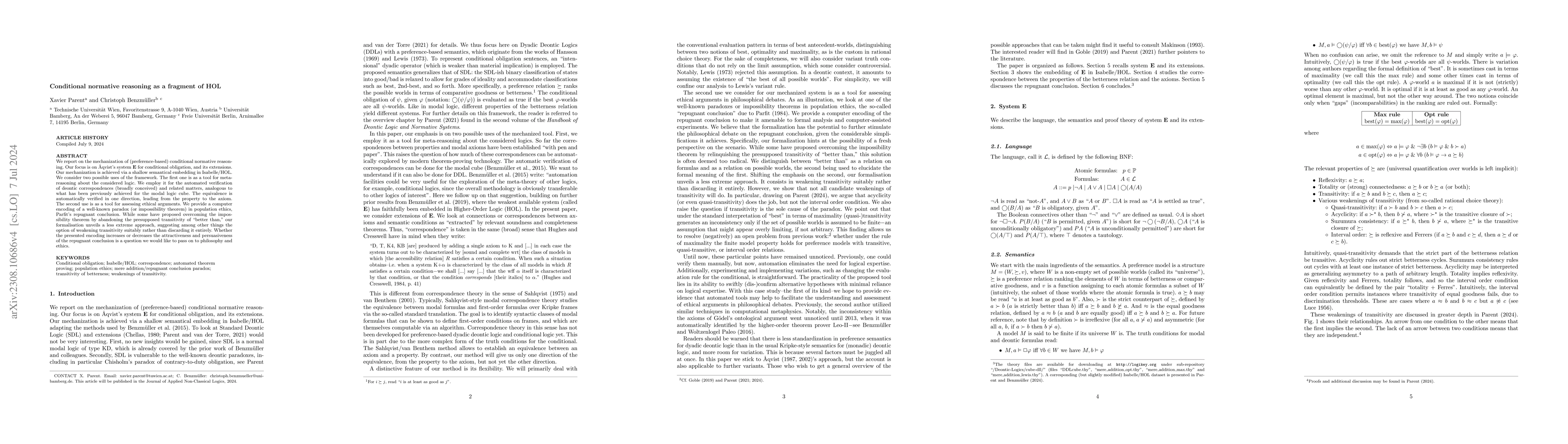 Thumbnail for Normative Conditional Reasoning as a Fragment of HOL