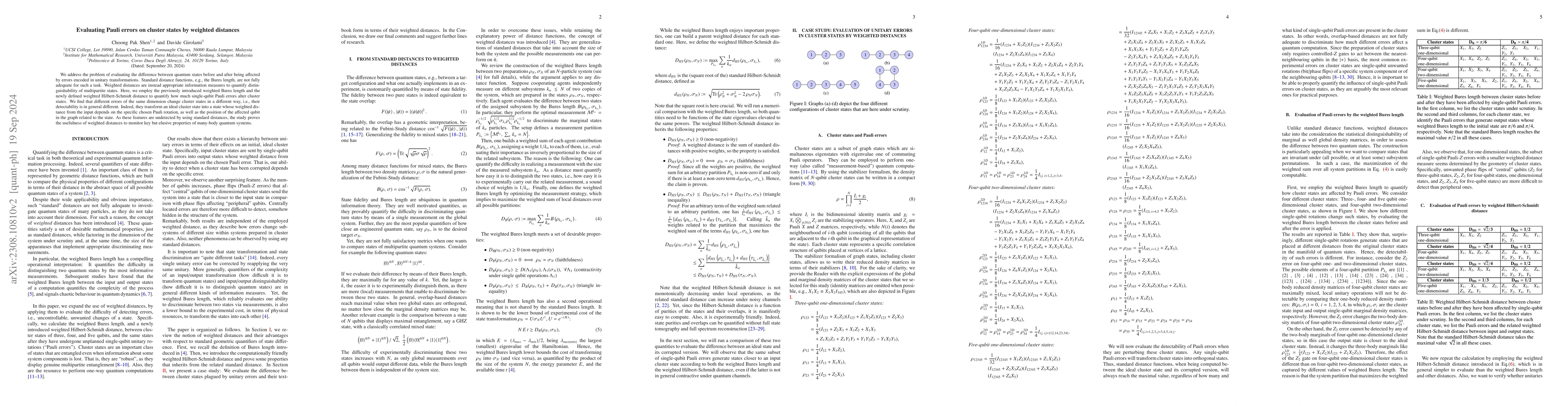 Thumbnail for Evaluating Pauli errors on cluster states by weighted distances