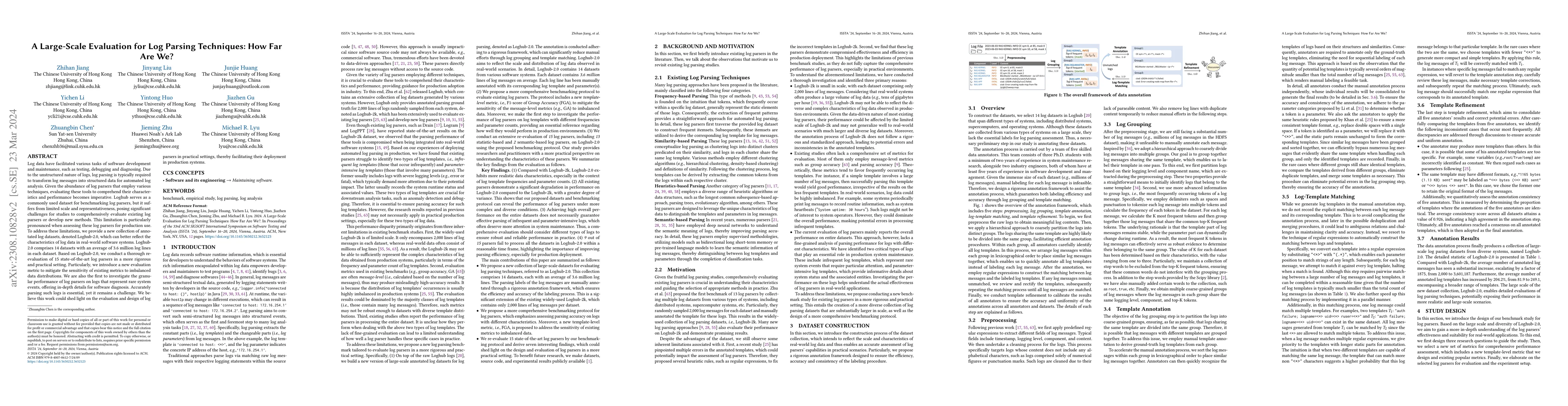 Thumbnail for A Large-Scale Evaluation for Log Parsing Techniques: How Far Are We?